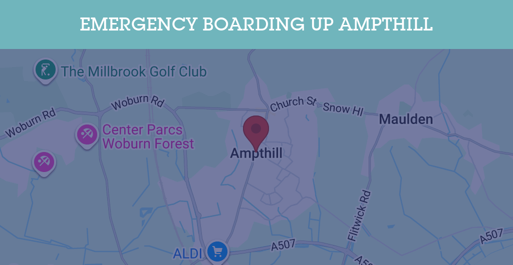 Emergency Boarding Up Services in Ampthill - MK45
