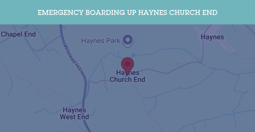 Emergency Boarding Up Services in Haynes Church End - MK45