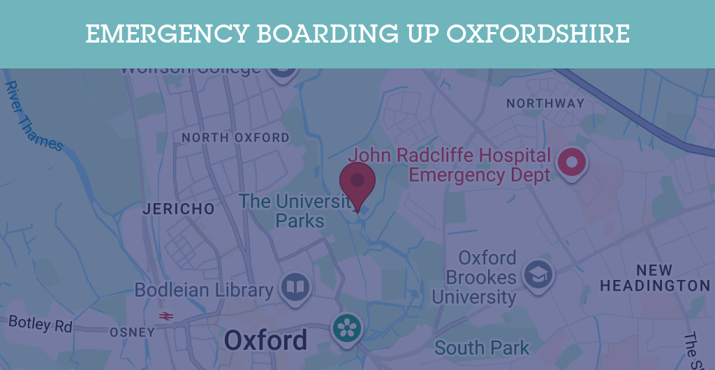 Emergency Boarding Up Services in Oxfordshire - MK18