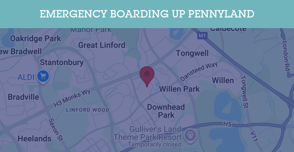 Emergency Boarding Up Services in Pennyland - MK15